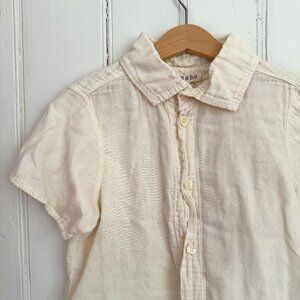 Mabo kids guaze collared shirt
